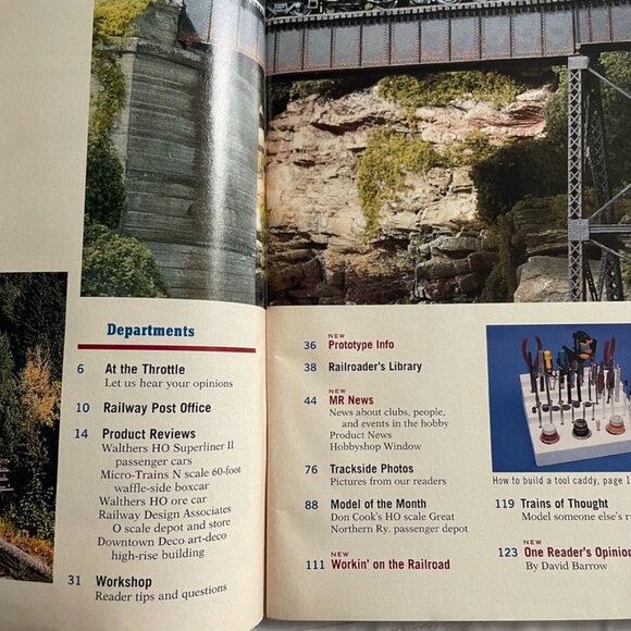Model Railroader Magazine Back Issue u July 1998 Vol 65 No 7 Lorigan Lumber Co u - Picture 5 of 8